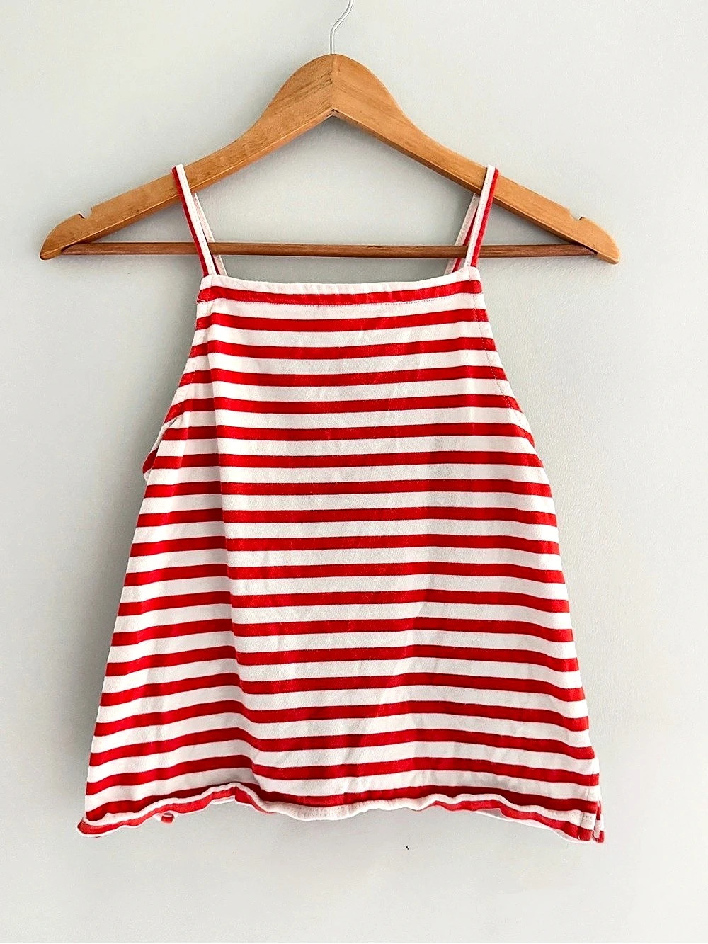 🌼 3/$15 SALE J.Crew Striped Tank Top in Red & White Size Small
